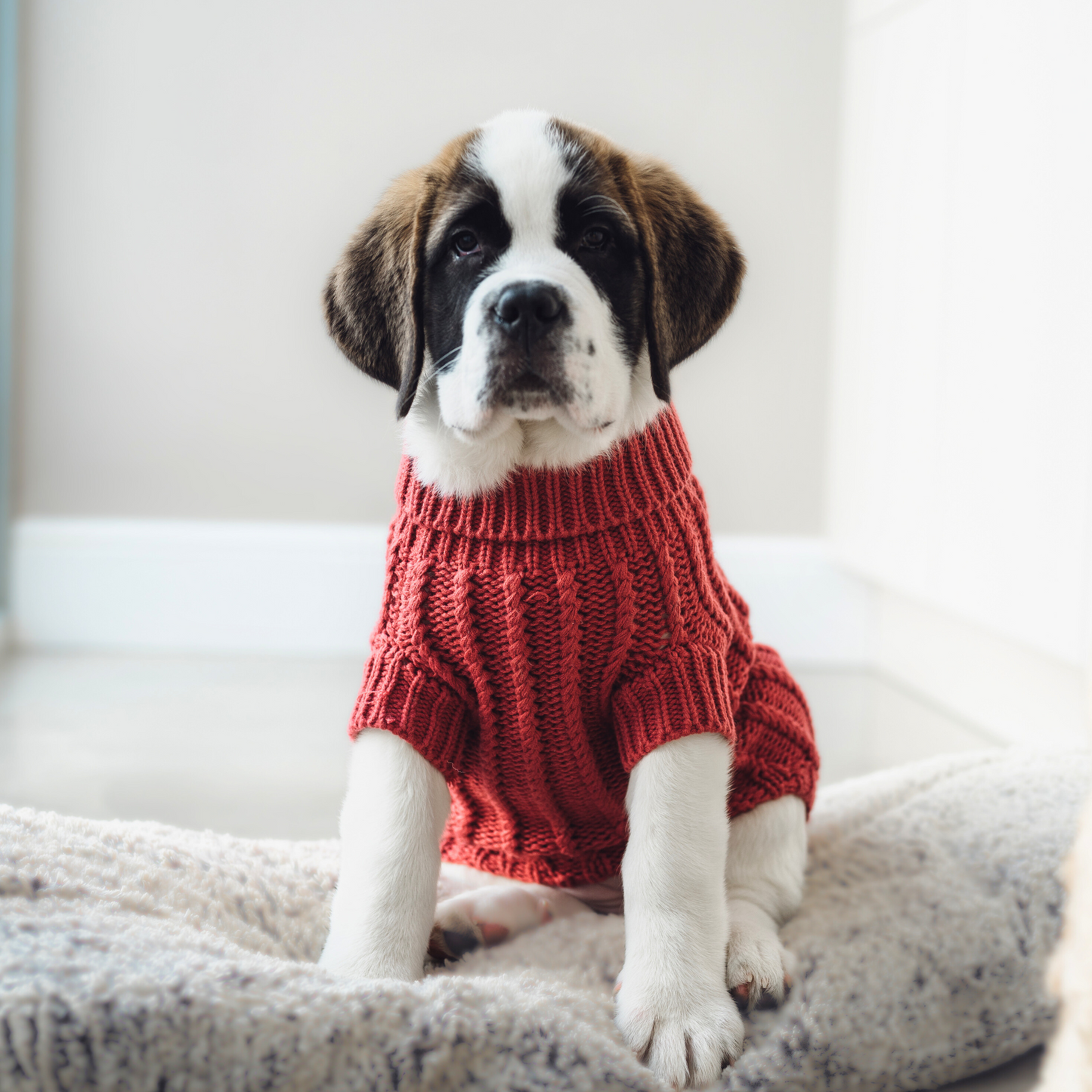 Cable Knit Jumper - Plum