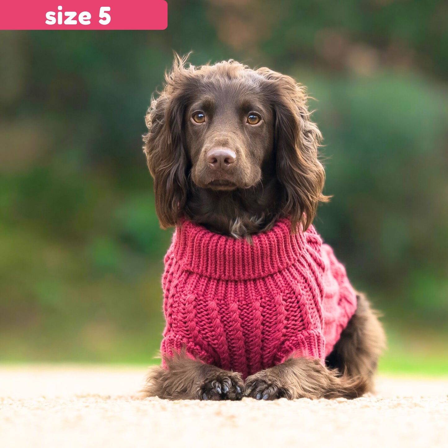 Cable Knit Jumper - Plum