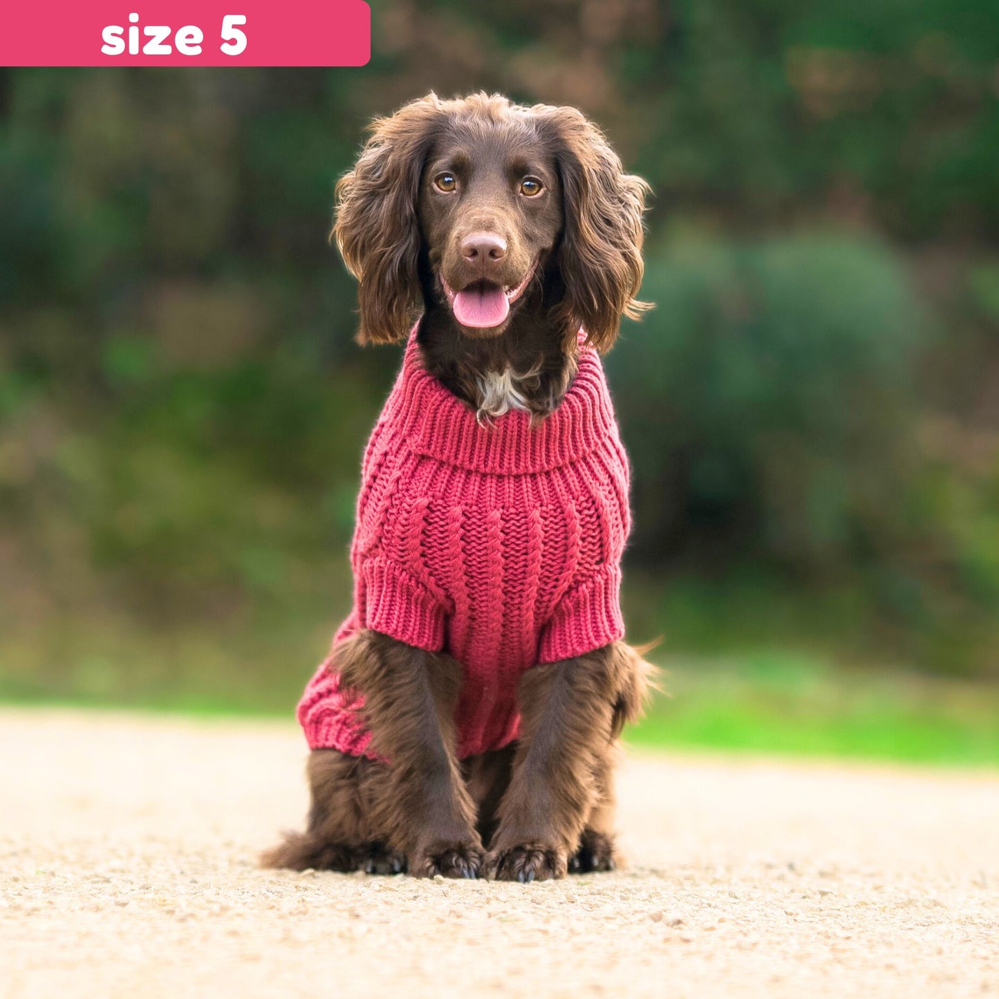 Cable Knit Jumper - Plum