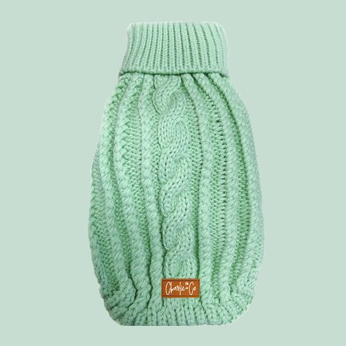 Cable Knit Jumper - Mint