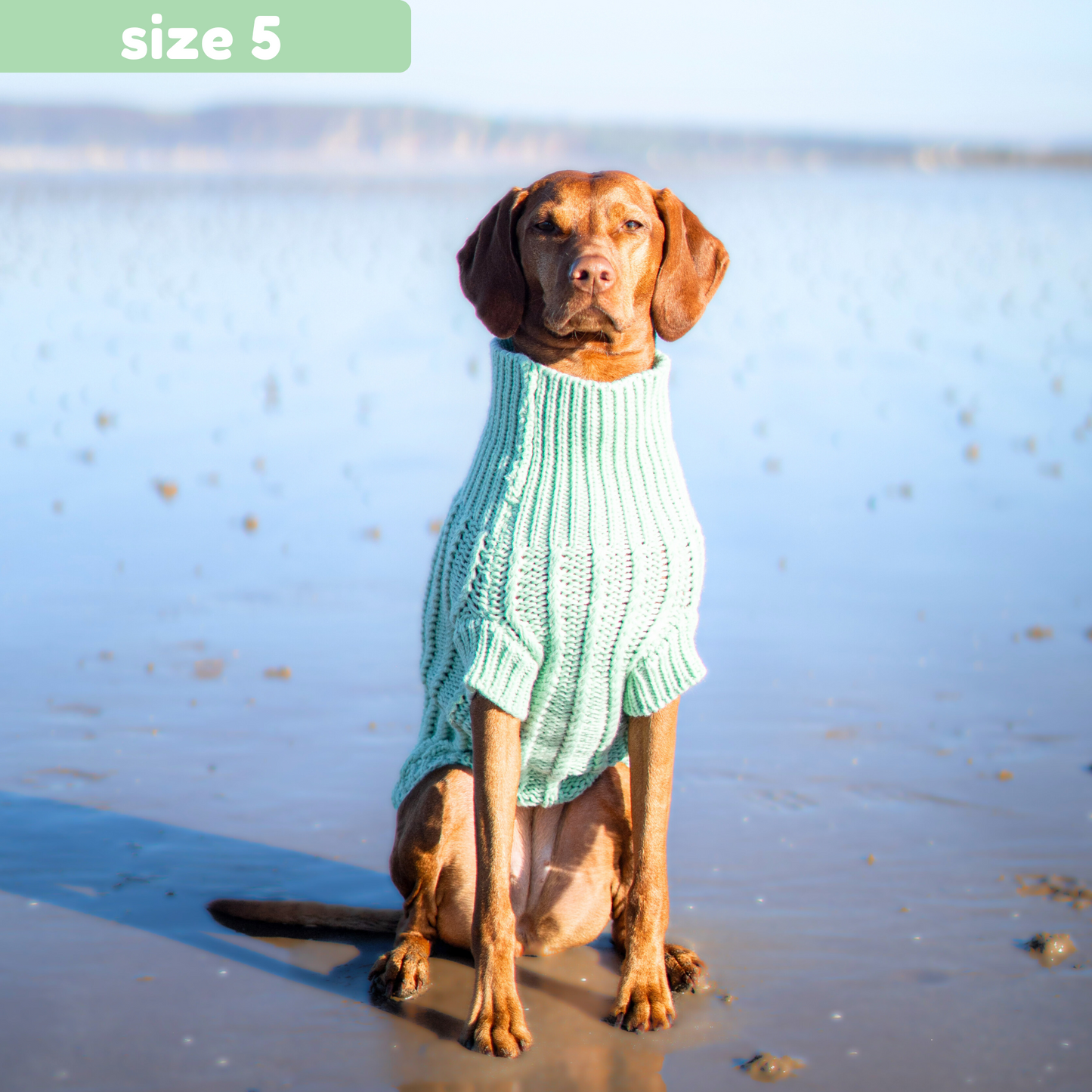 Cable Knit Jumper - Mint